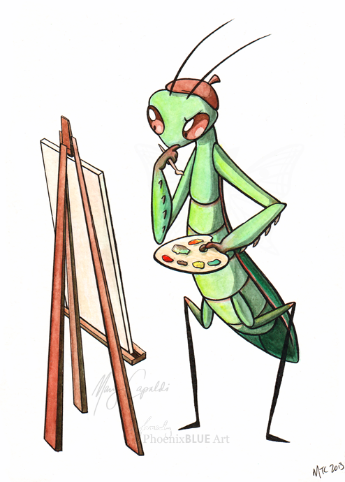 Painting Mantis