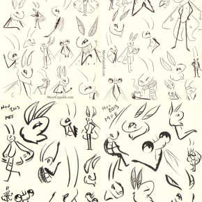 MFF sketches (Freehand Moths & Bugs 19)