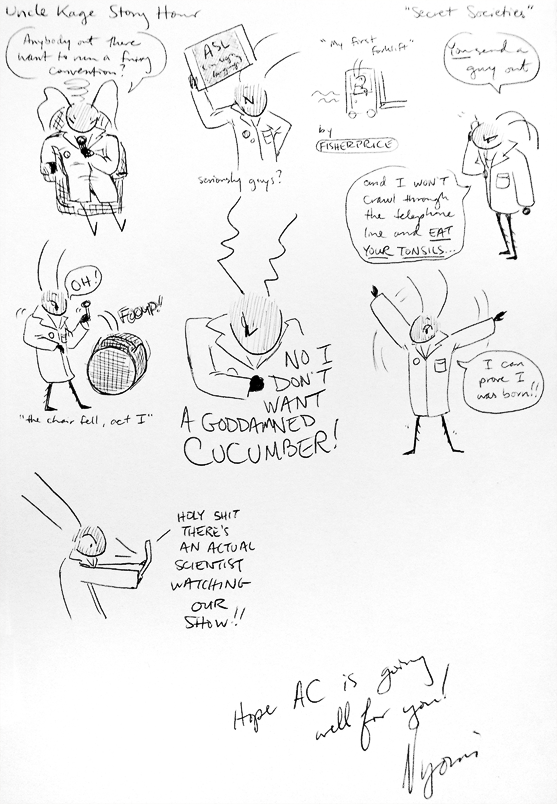 Uncle Kage’s Story Hour Doodles AC 2014